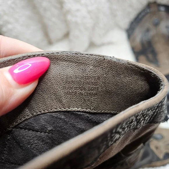 Reba Delilah Leather Pointed Toe Western Boots sz 7 - Picture 11 of 12